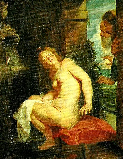 Peter Paul Rubens susanna och gubbarna oil painting image